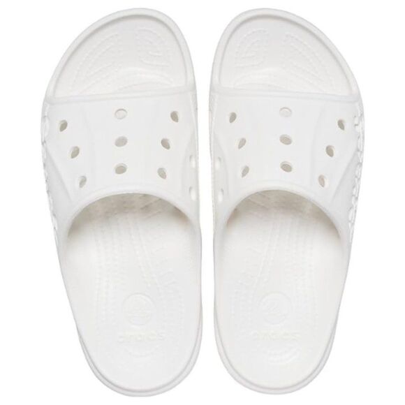 Crocs Women's Unisex White Baya Slip On Water Sandals Size 9 - Picture 1 of 9